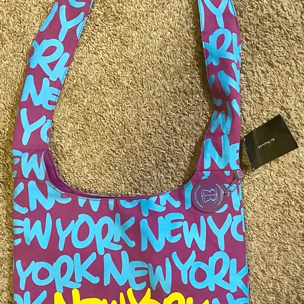 NWT Fashion New York Cross-bod Bag Shoulder Hippie Multi Color Sling Robin Ruth - Picture 9 of 12